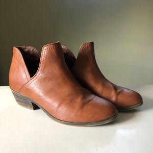 Cutout Ankle Booties